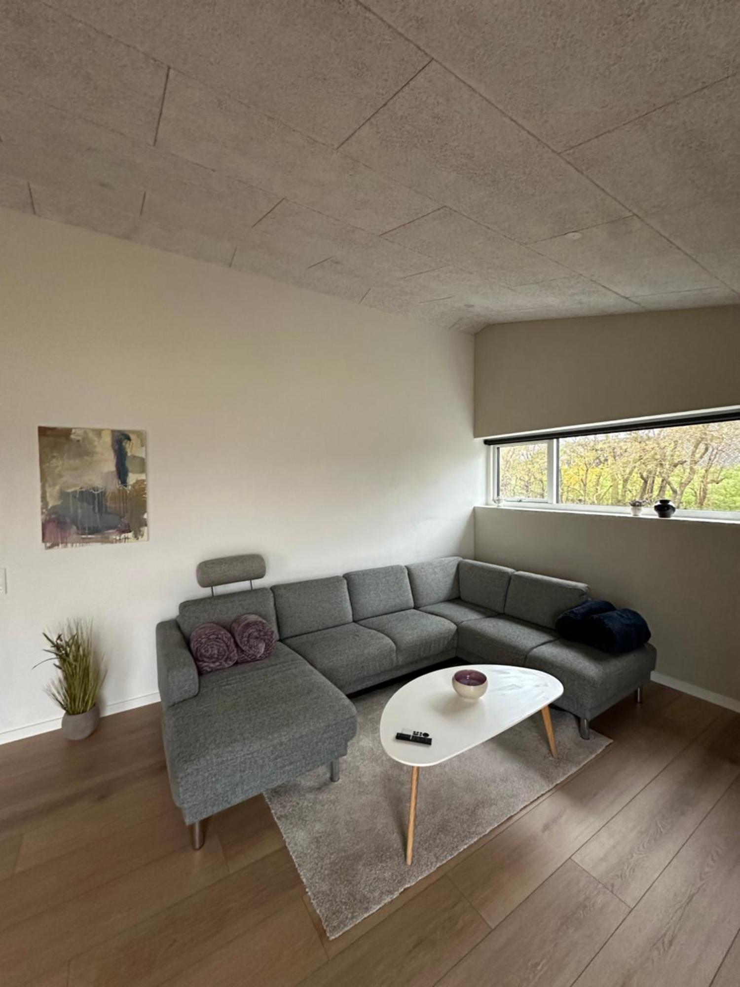 Moderne Nybygget Villa Holstebro Bagian luar foto